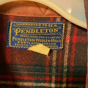 Vintage Pendleton Red- as is